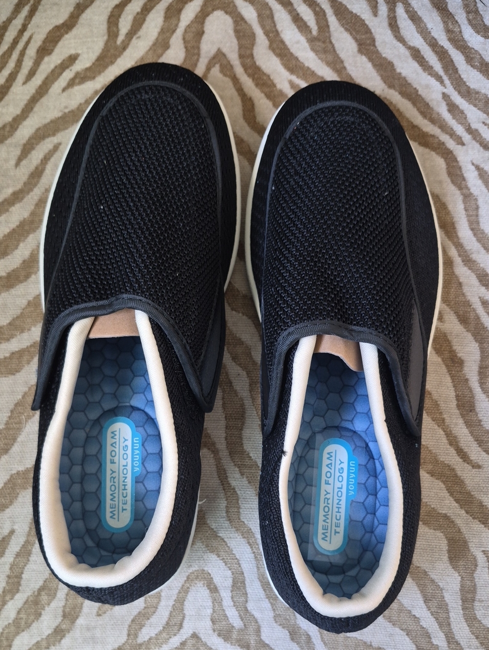 Diabetic/Swollen Memory Foam Slip-On Casual Shoes